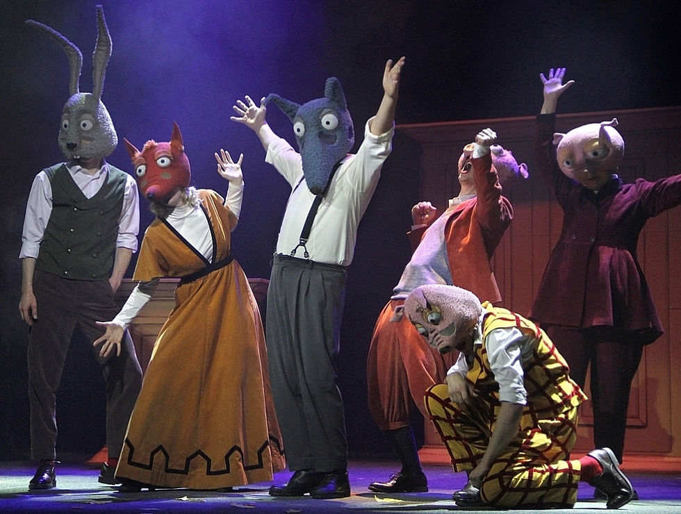 Премьера  спектакля «Дело трёх поросят» 